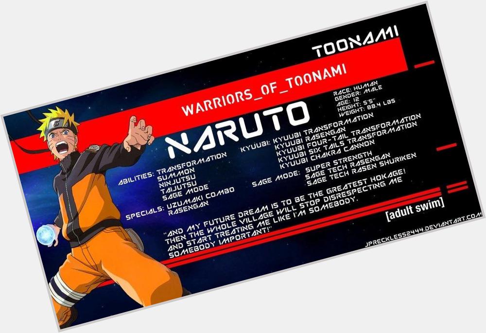 OH SHIT I ALMOST FORGOT! Happy Birthday Naruto Uzumaki!!!!!  