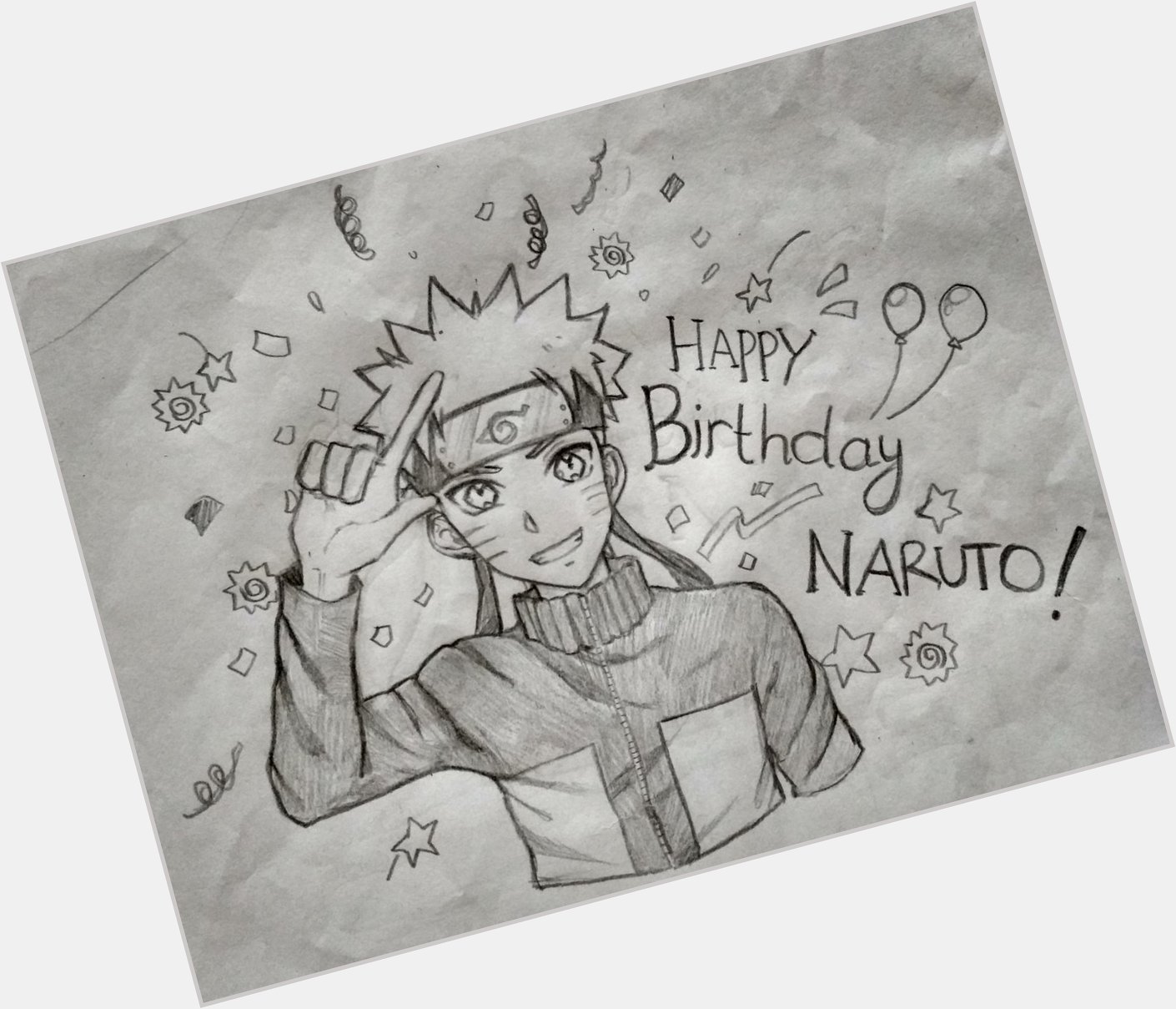 Happy birthday Naruto Uzumaki      