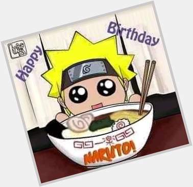 Belated happy birthday to you Naruto Uzumaki      