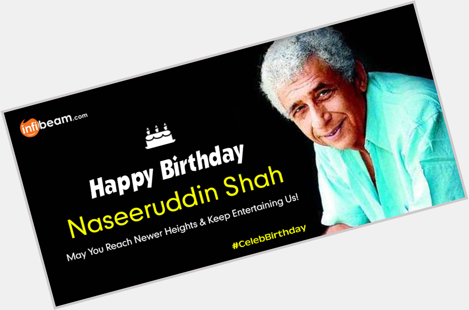 Happy Birthday to this \amazing actor of Bollywood\ Mr. Naseeruddin Shah!! 