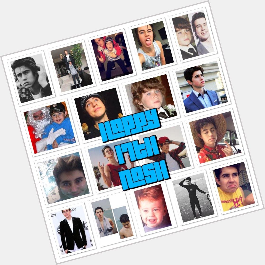 Happy 17th Birthday Hamilton Nash Grier!  Have an amazing day Babe!  Love you lots! 