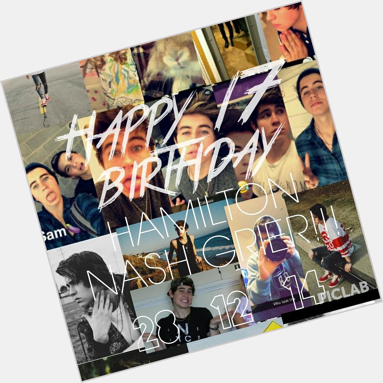  in here its already 28th desember Happy 17 Birthday Nash Grier. GOD is always with you  