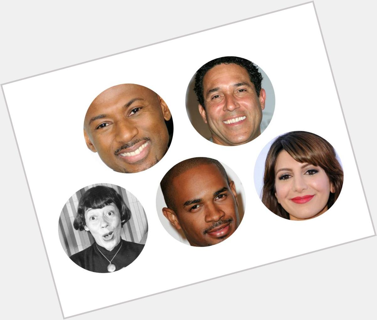  wishes Damon Wayans Jr, Imogene Coca, Nasim Pedrad, Romany Malco, & Oscar Nunez, a happy birthday. 
