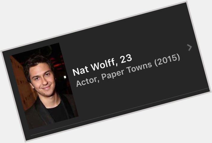 Happy birthday to NBB front man Nat Wolff 