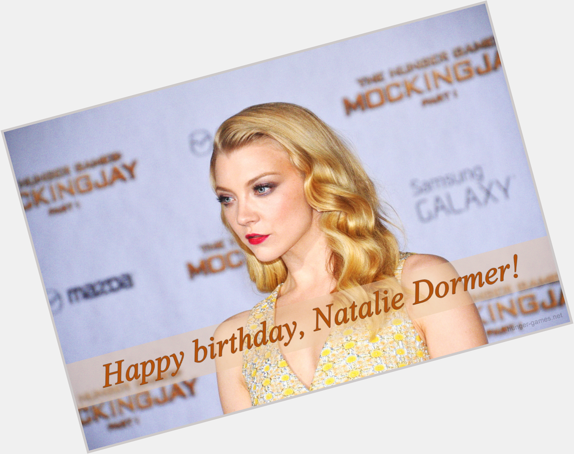 Happy birthday, Natalie Dormer!:  