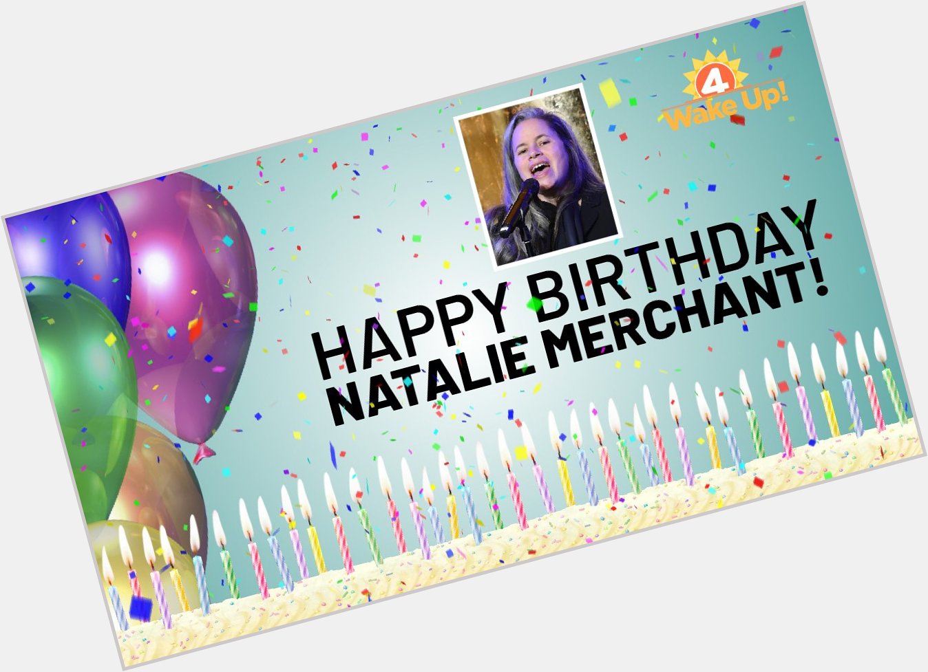 Ten thousand happy birthday wishes to the hypnotizing, mesmerizing, Jamestown\s own Natalie Merchant! 