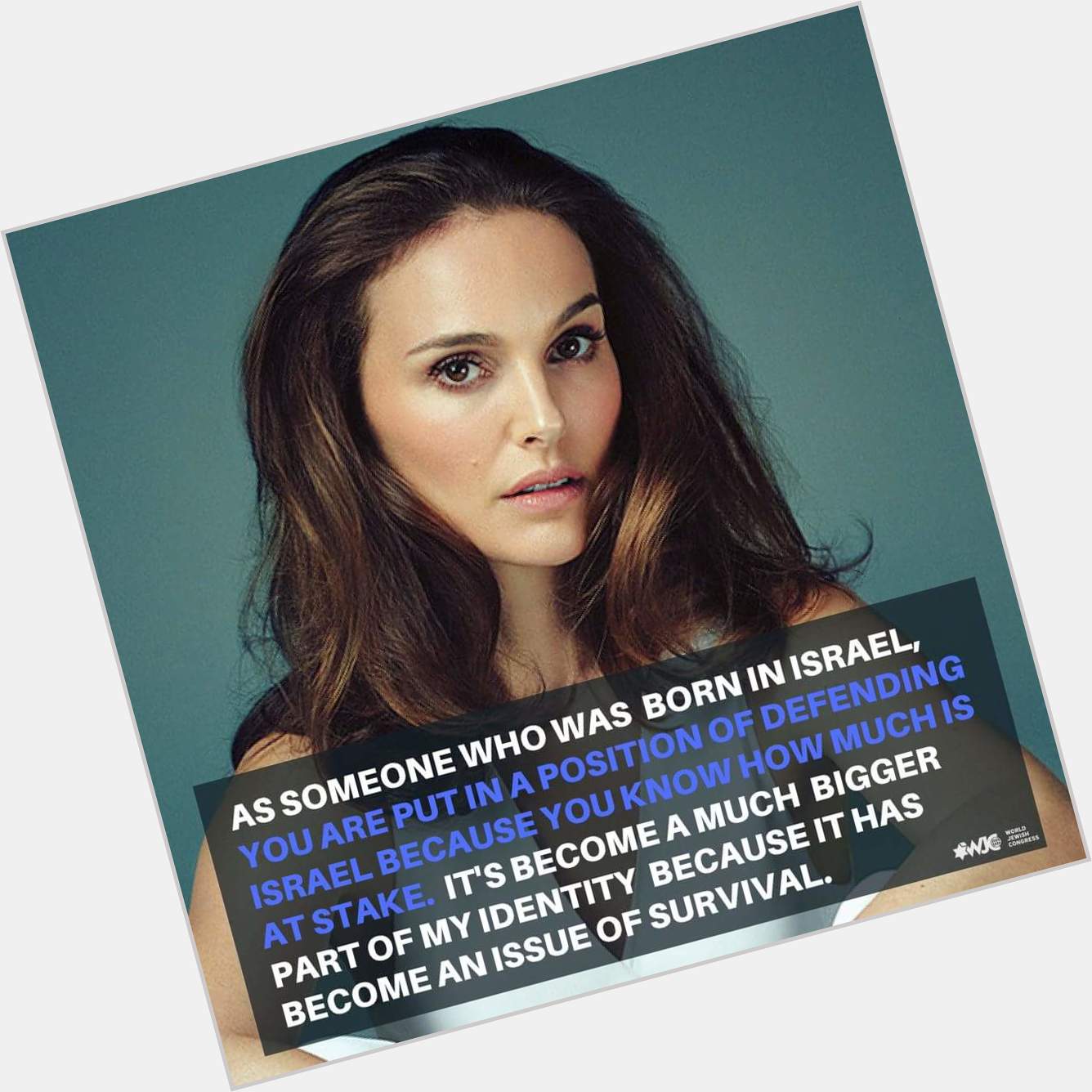 Happy birthday to Natalie Portman! Born in and a fantastic advocate for the Jewish state. 