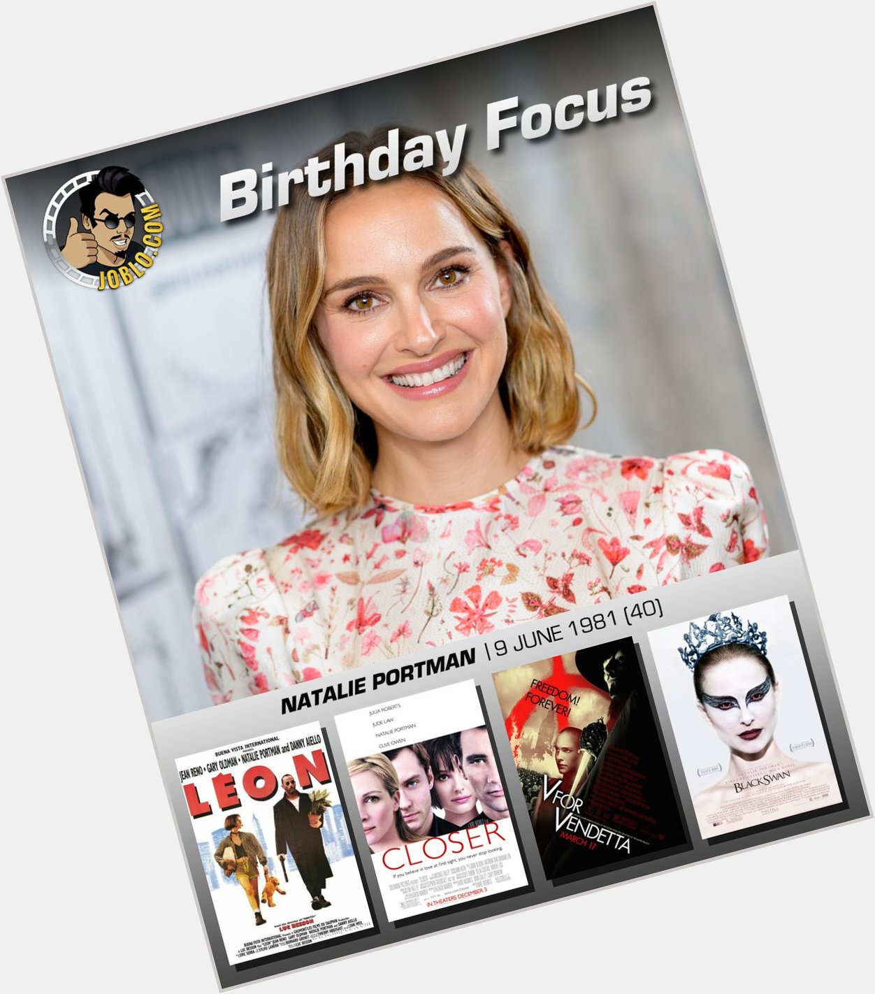 Wishing Natalie Portman a very happy 40th birthday!

What is your favorite performance of hers? 