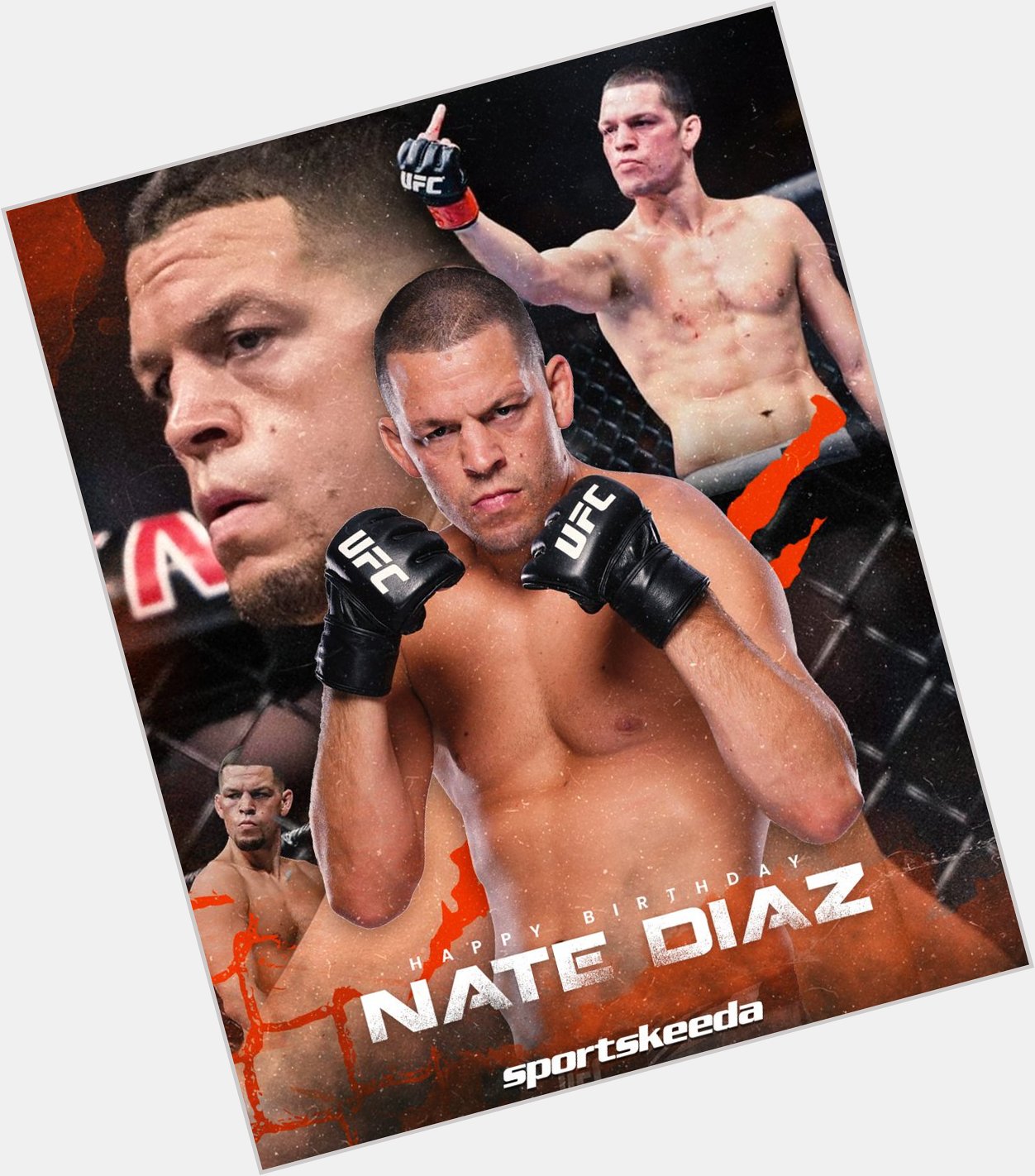 Wishing a very Happy 3  8  th Birthday to the one and only, Nate Diaz    |  