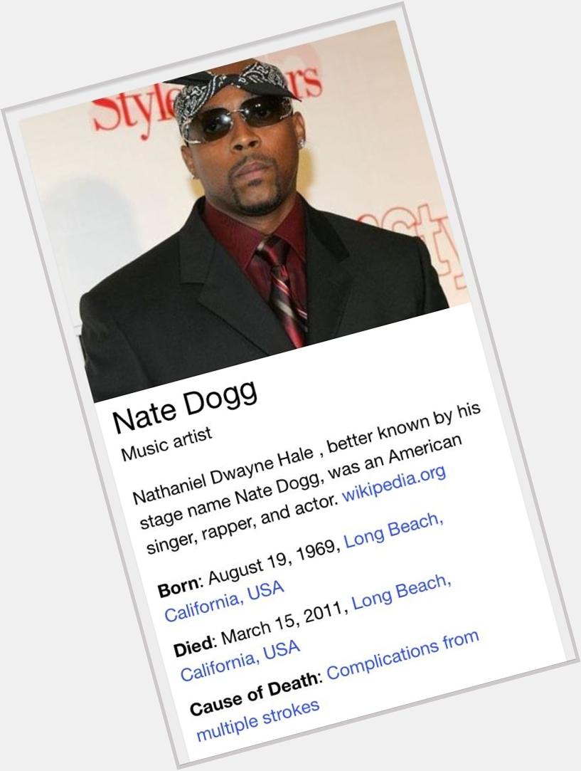 Happy Birthday Nate Dogg  