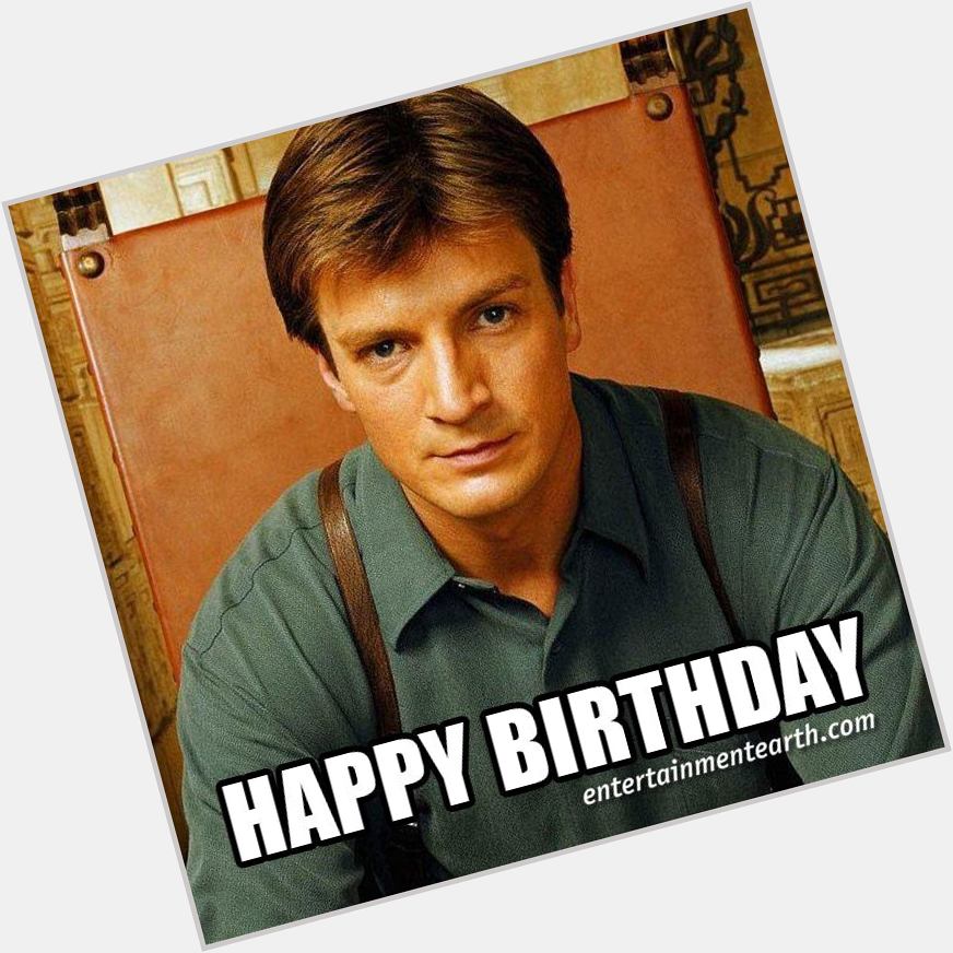 Happy 44th Birthday to Nathan Fillion of Firefly ! Shop Collectibles:  