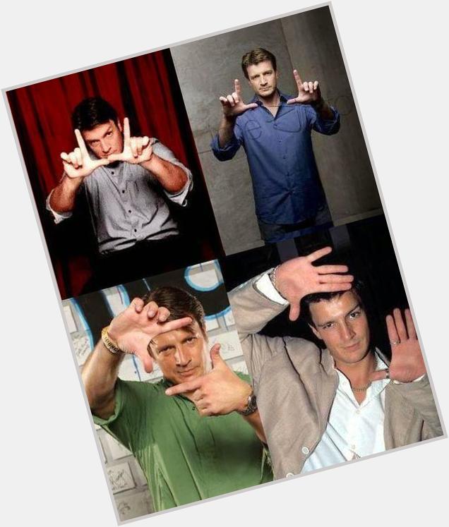 Sorry for say this now but...HAPPY BIRTHDAY NATHAN FILLION!!! We love you!!!!! 
