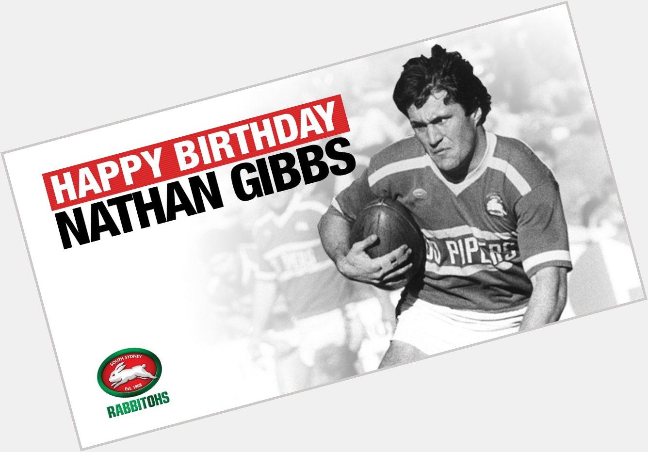 Happy 56th Birthday to our 1980 Second Rower of the year - Nathan Gibbs! 