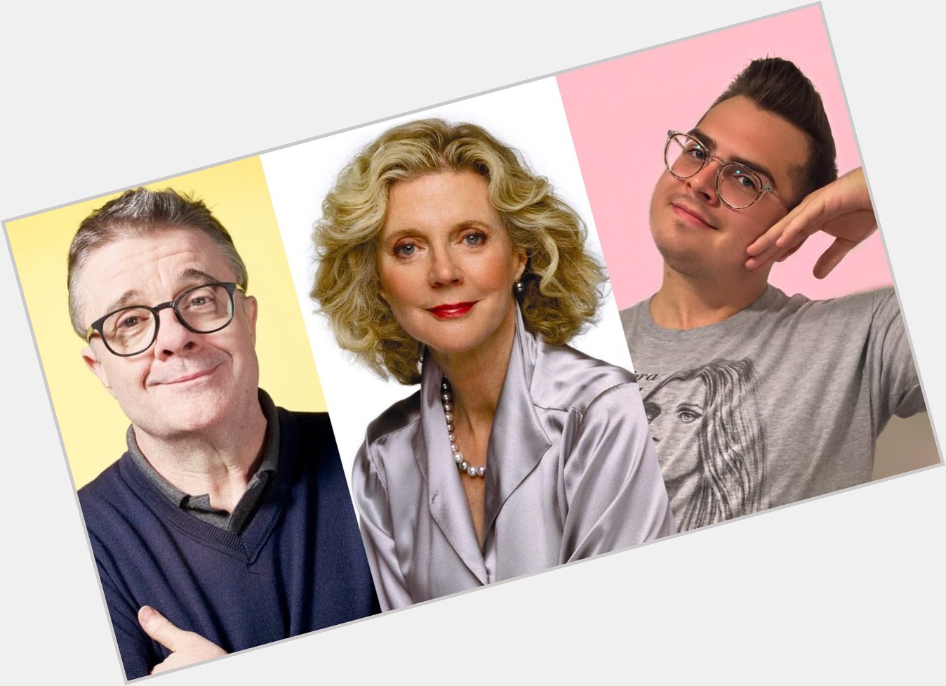 Happy birthday to legends of the stage and screen Nathan Lane, Blythe Danner, and ME. 