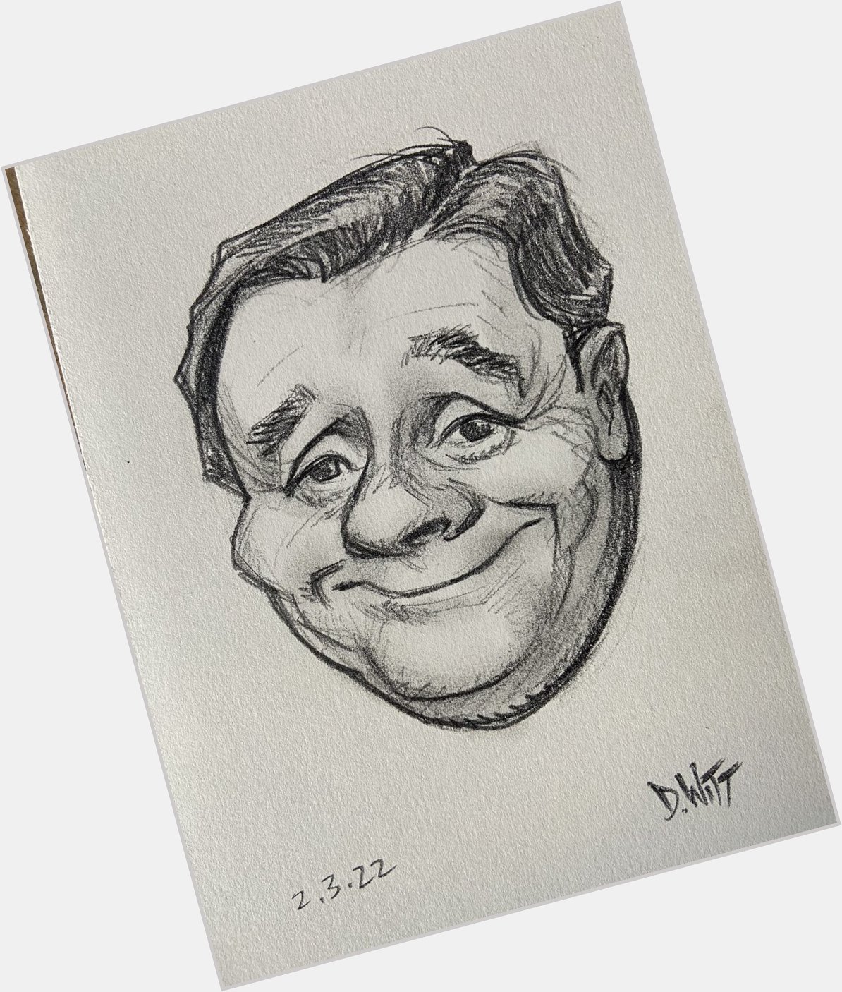 Happy birthday Nathan Lane! Always a treat to watch you work. 
Todays caricature practice.  