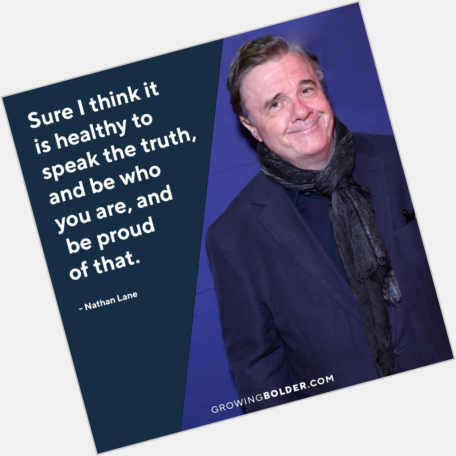 Happy 67th Birthday to you, Nathan Lane! Thanks for all the laughs and living your authentic life! 