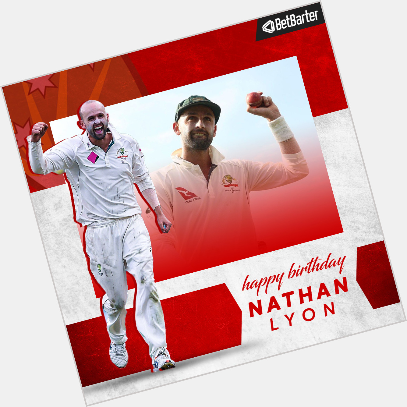Wishing the Aussie legend Nathan Lyon a very Happy Birthday.   