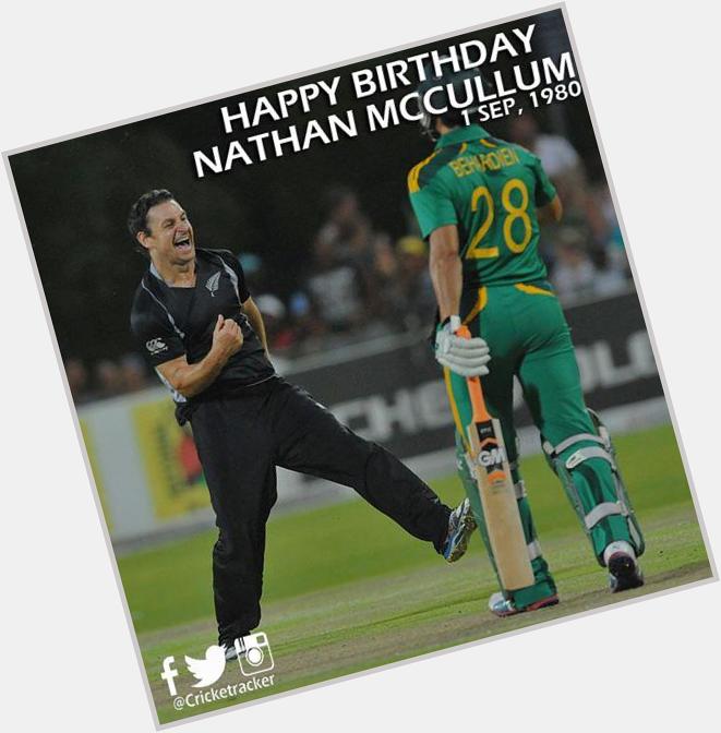 Happy Birthday Nathan McCullum. He turns 35 today....  