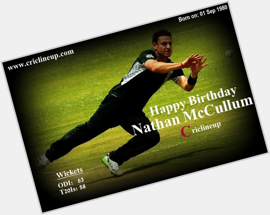 Happy Birthday Nathan McCullum 