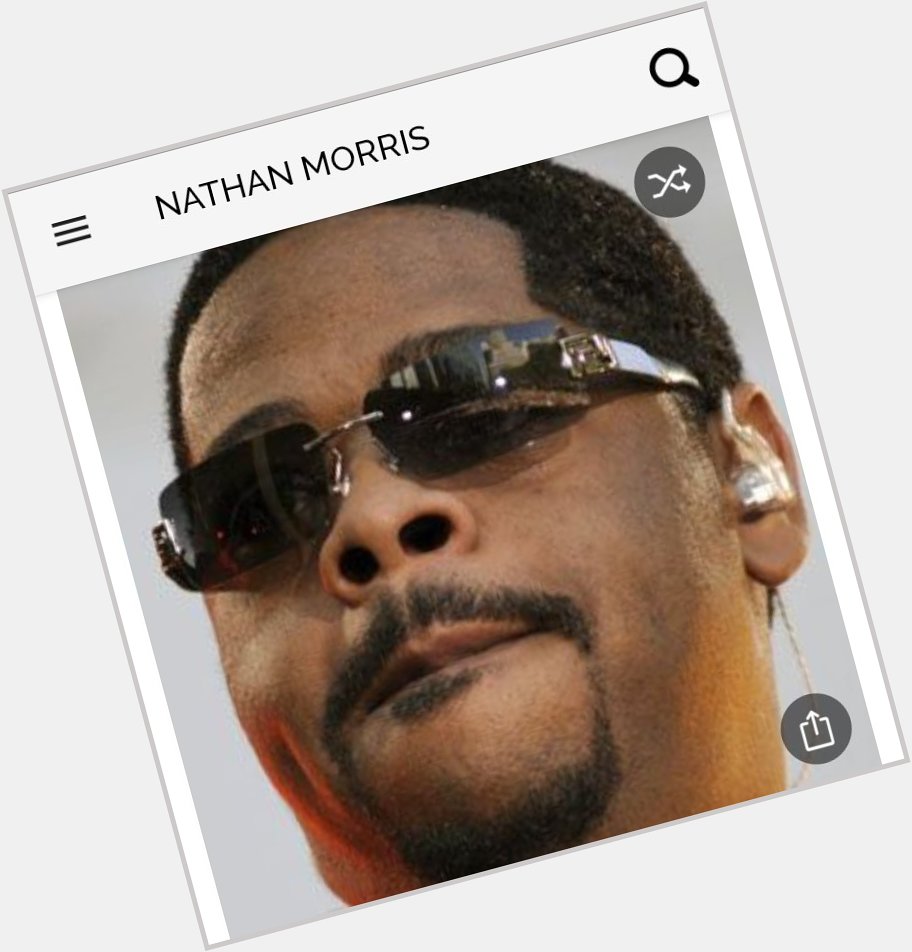 Happy birthday to this great singer from Boys 2 Men. Happy birthday to Nathan Morris 