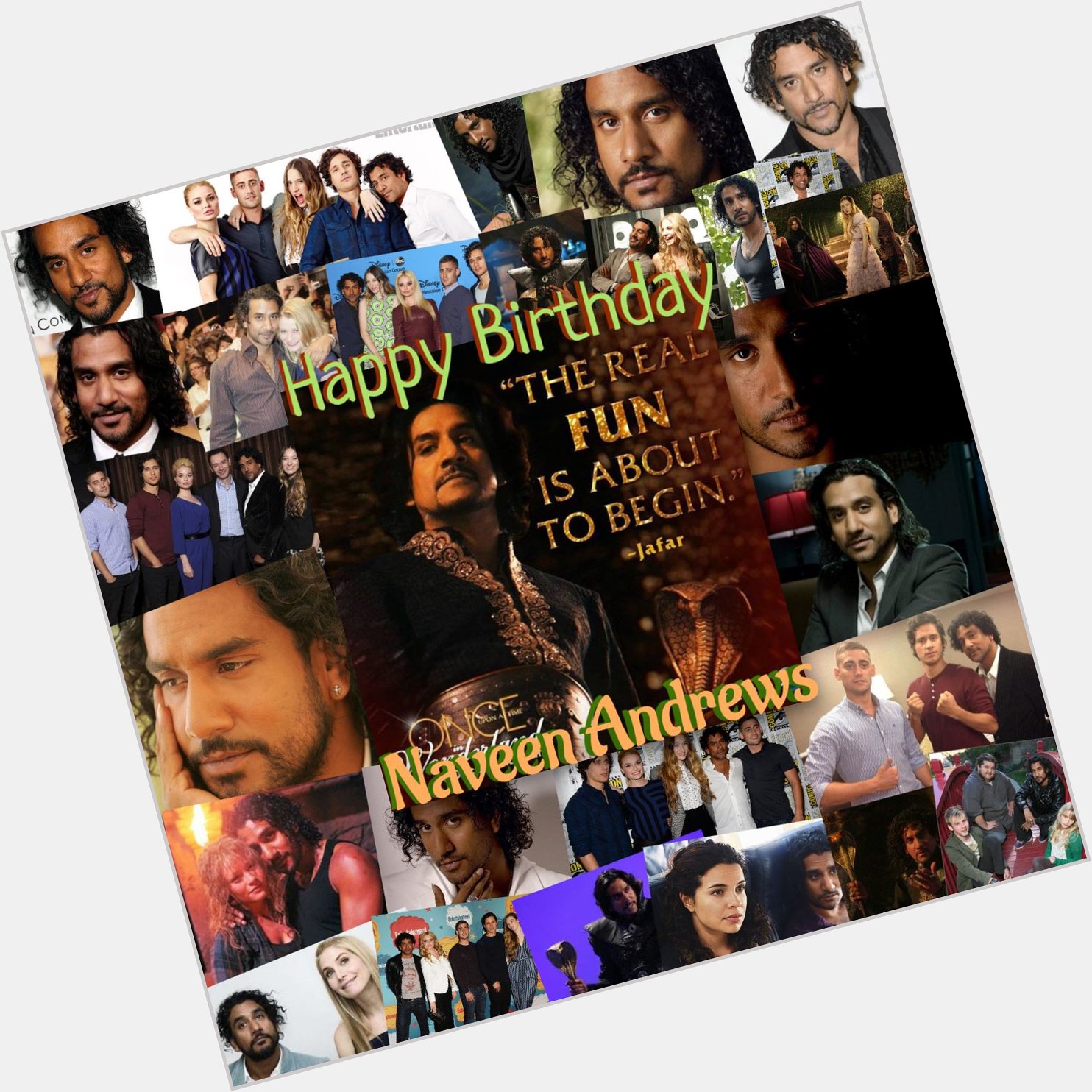 Happy Birthday Naveen Andrews who played Jafar in and Sayid in   I really like him ! 