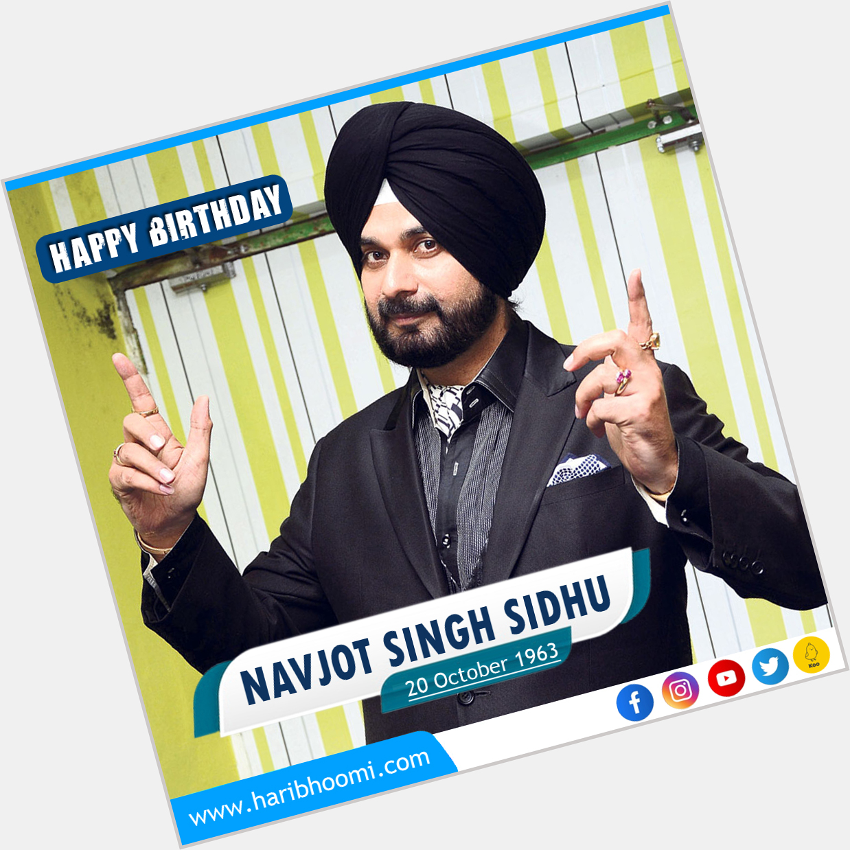Happy Birthday Navjot Singh Sidhu   