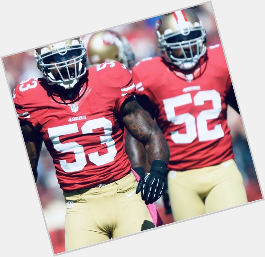 Happy birthday to NaVorro Bowman. One of the best linebacker duos with Patrick Willis 53 and 52 