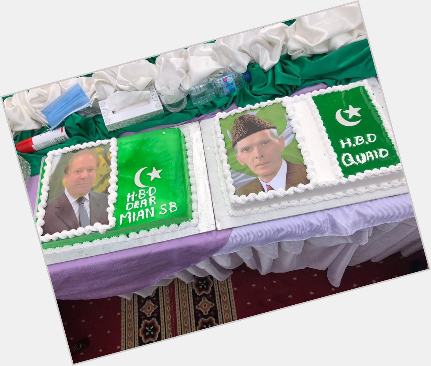 Happy birthday Quaid _e_ Azam Mohammad Ali Jinnah and Mian Muhammad Nawaz Sharif   