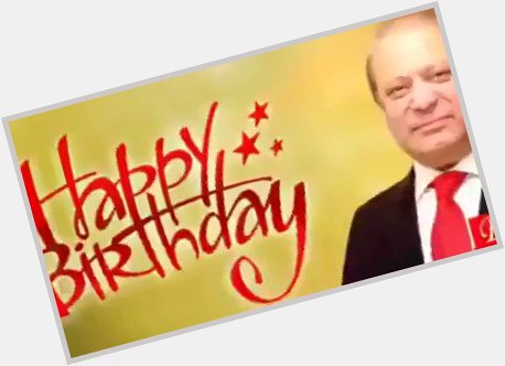 Happy Advance Birthday Nawaz Sharif in Jail      