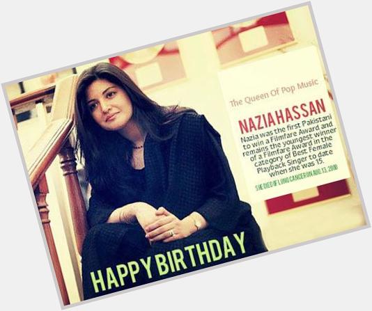 My first and last crush ! Happy birthday Nazia Hassan. Beauty and class together in one woman ! RIP 