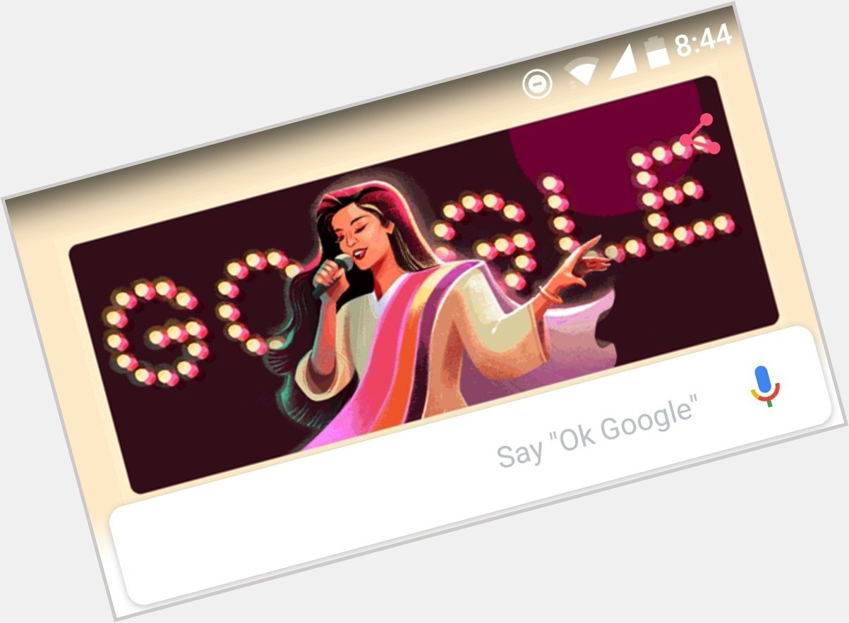 Happy Birthday Google displays Nazia Hassan s doodle on her 53rd birthday 