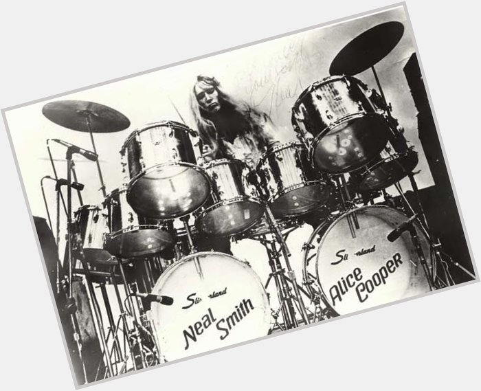 Happy Birthday to Rock and Roll Hall of Famer, Neal Smith! He was the drummer for Alice Cooper from 1967 to 1974. 