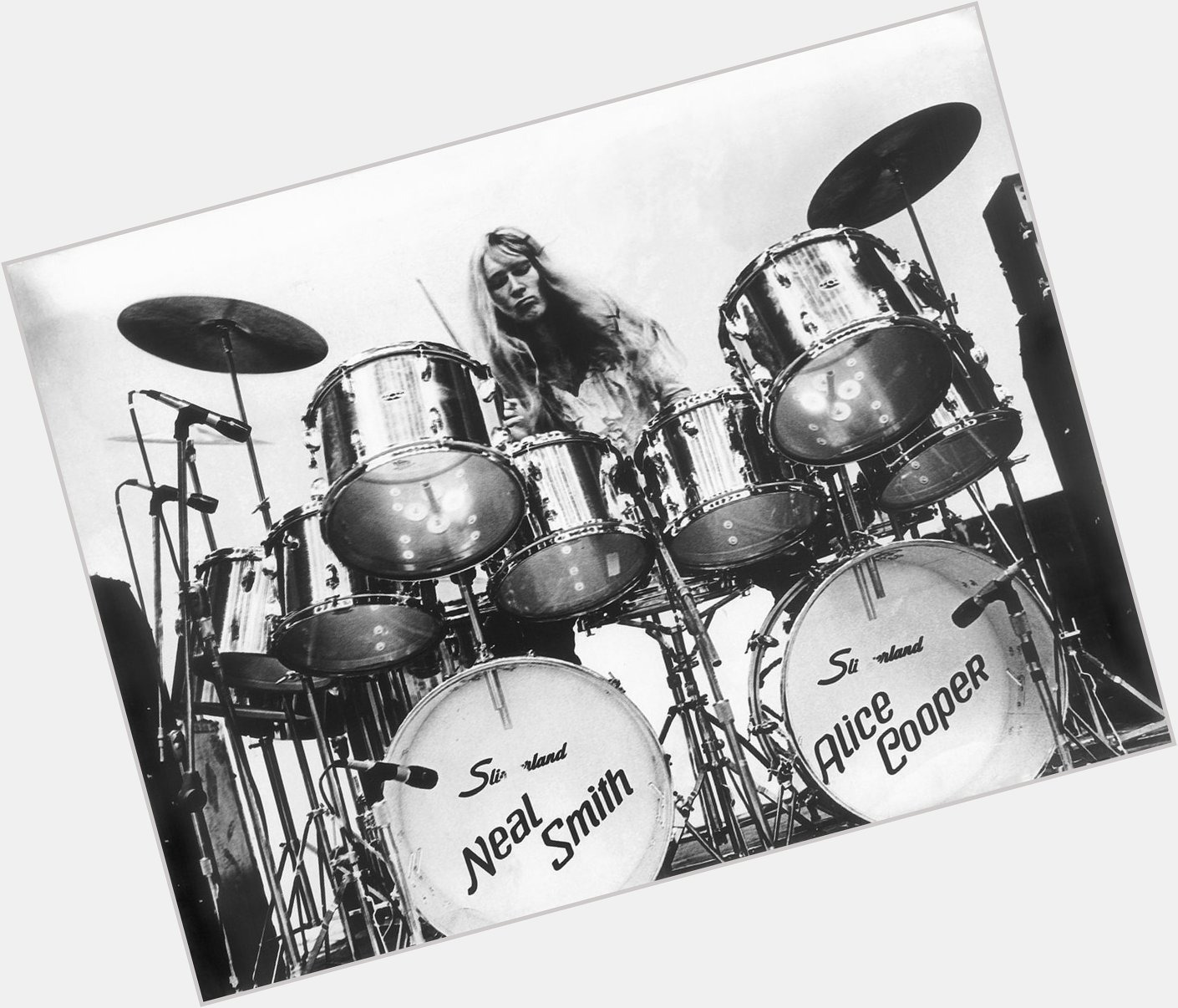 Happy Birthday to Alice Cooper drummer and percussionist Neal Smith, born on this day in Akron, Ohio in 1947.    