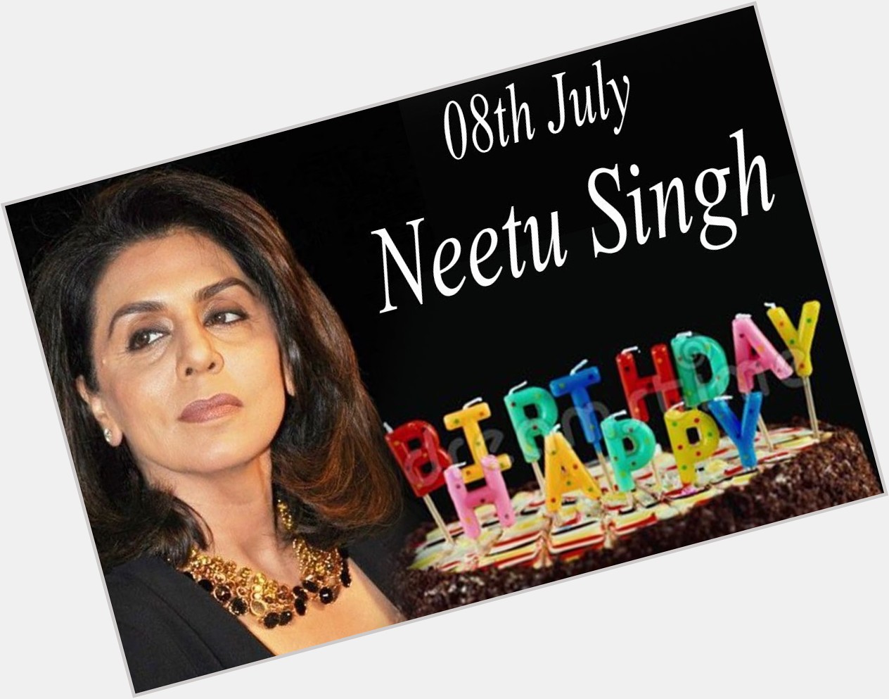 Happy 63rd Birthday to Indian Actress, who works in Hindi Films,
Neetu Singh Kapoor Ji.       