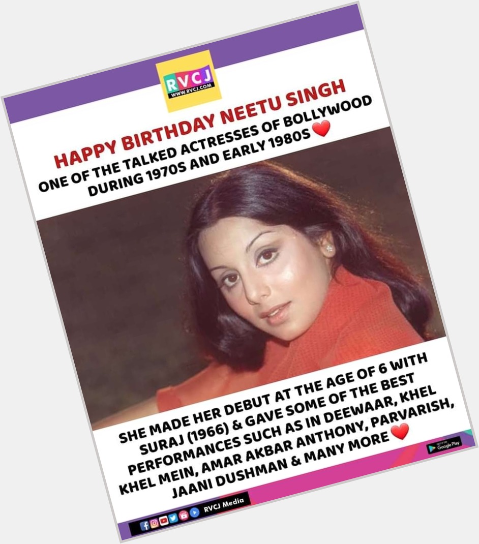 Happy birthday Neetu Singh   