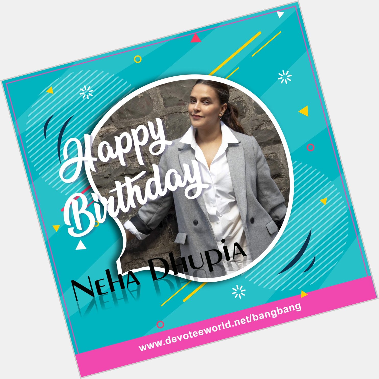 Happy Birthday, Neha Dhupia! For more entertainment related news visit at
 