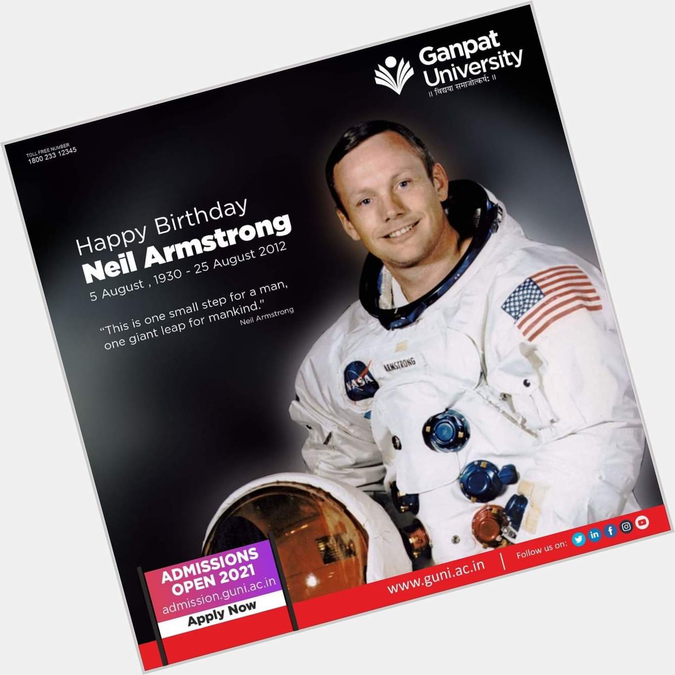 Happy birthday *Neil Armstrong*  