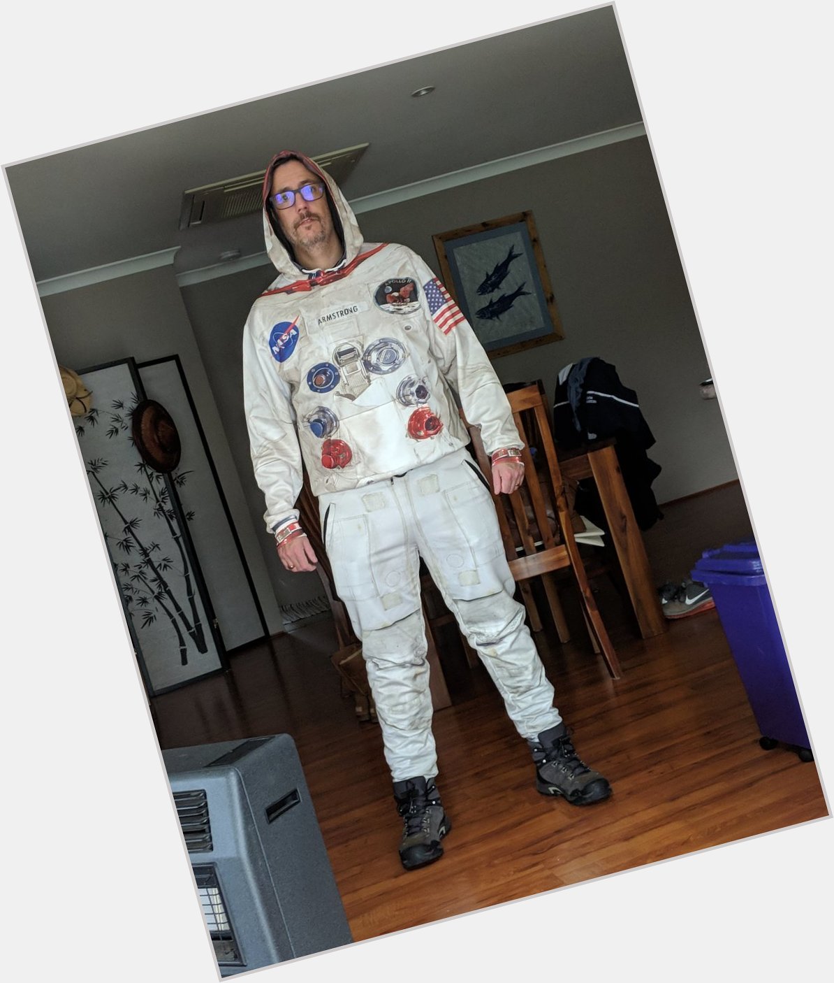  Here is my HaSS week dress up. Also happy birthday to Neil Armstrong! 