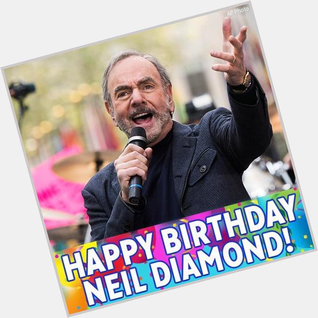 Happy Birthday, Neil Diamond! The singer of popular hits like Sweet Caroline and Cherry, Cherry turns 77 today. 