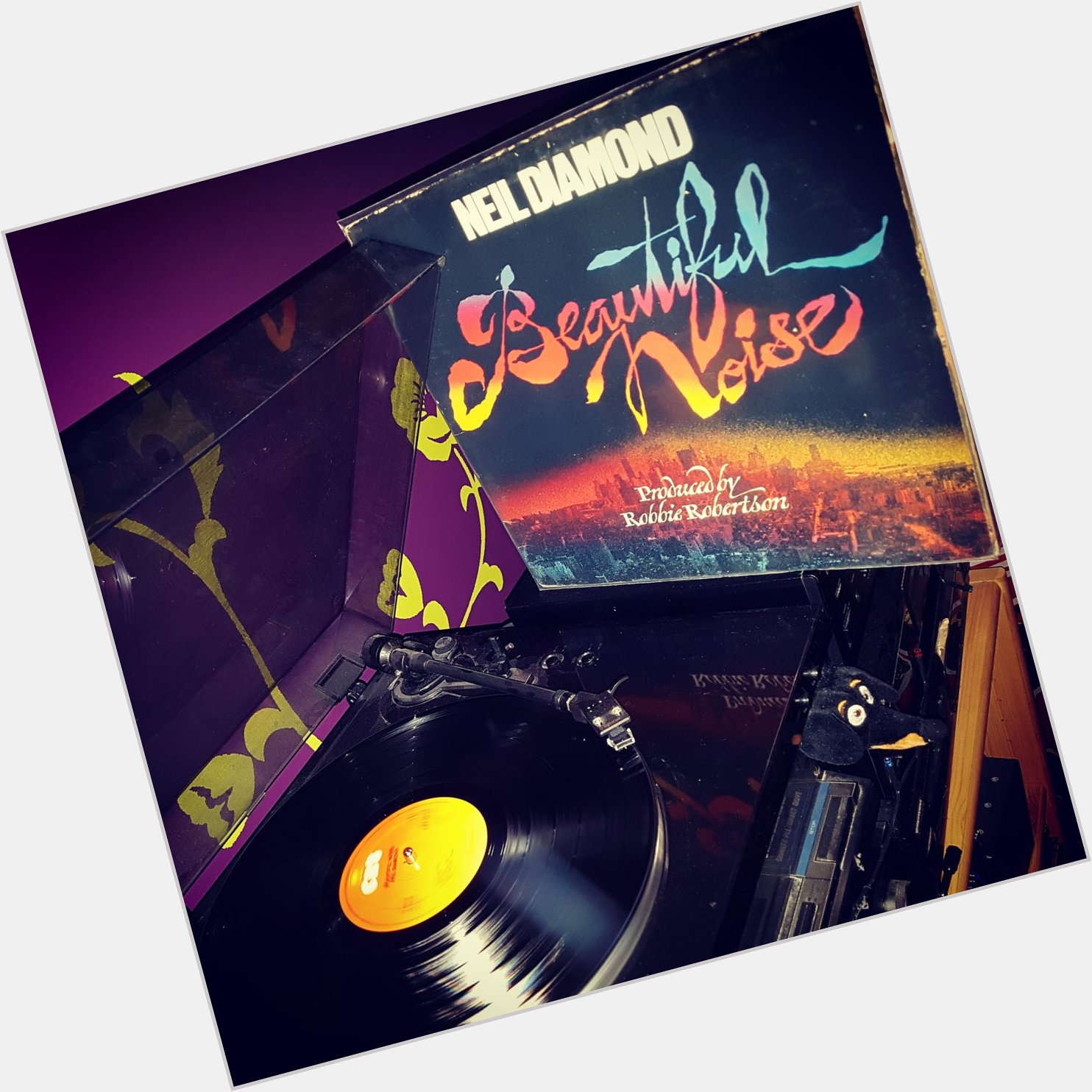 Happy Birthday Neil Diamond *78* ! Beautiful Noise (produced by Robbie Robertson)
(CBS/1976)  
