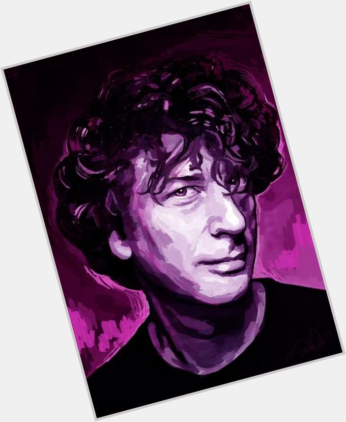 Happy Birthday Neil Gaiman! | Digital painting by Tiia  