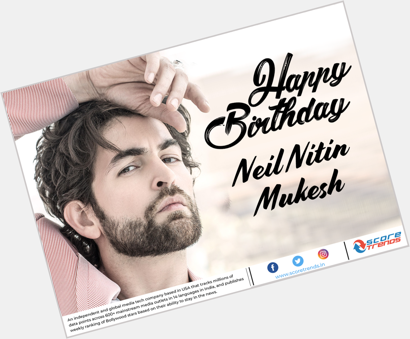 Score Trends wishes Neil Nitin mukesh a Happy Birthday!! 