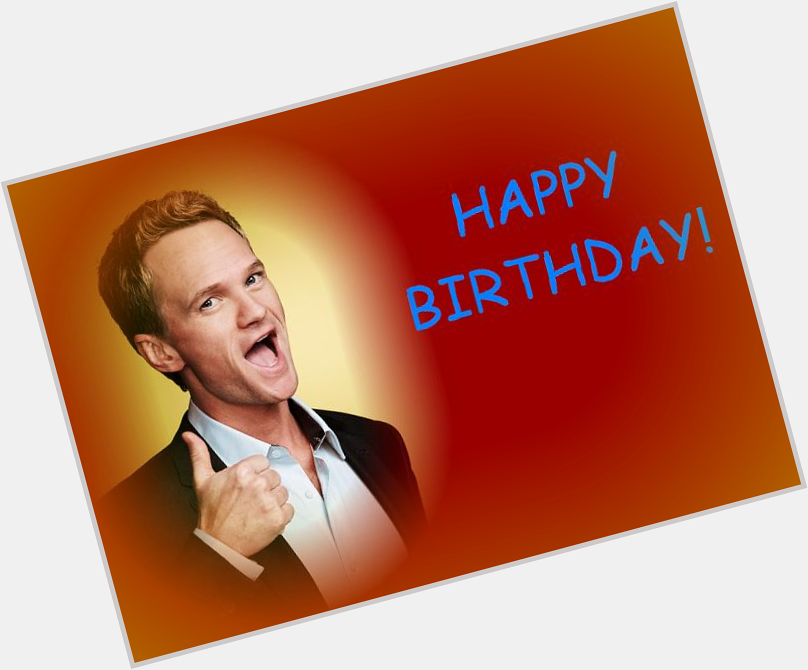 Happy Birthday to the great and spectacular Neil Patrick Harris!  