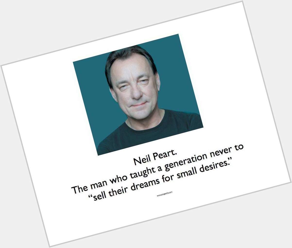 Happy Birthday Neil Peart! 