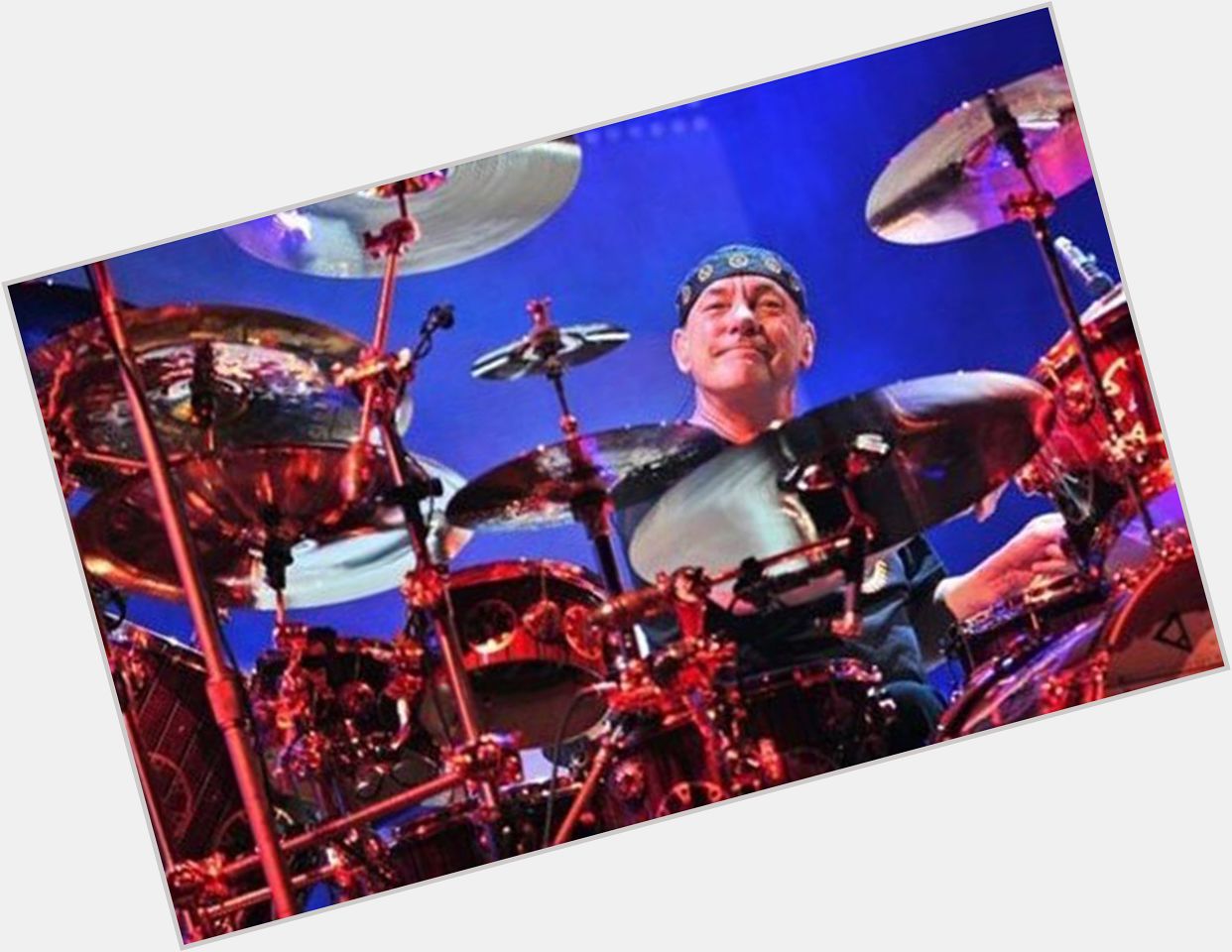 Happy birthday, Neil Peart!
You are creative, imaginative and the best drummer in the world!  