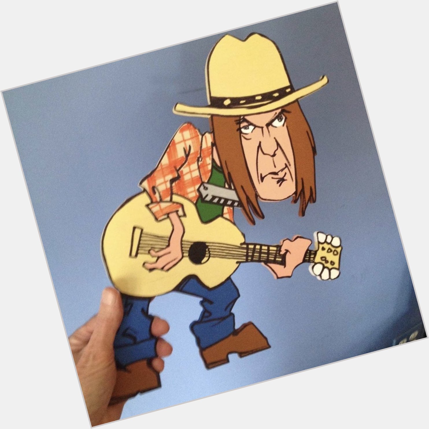 Happy birthday Neil Young. ( Collaborative artwork with Rick Wood) 