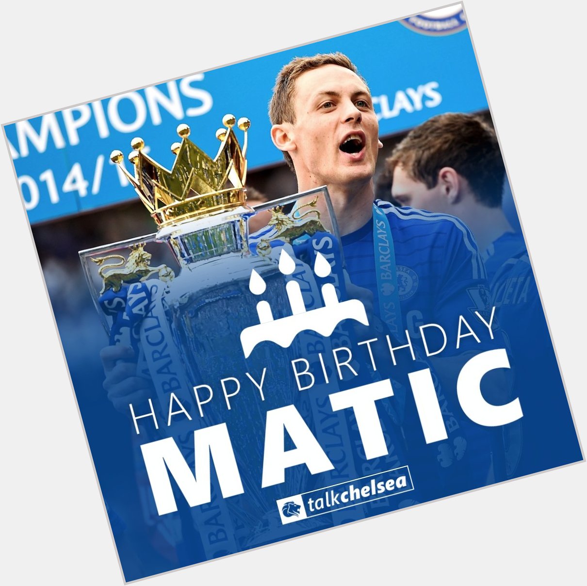 Wishing a very happy birthday to two-time Chelsea Premier League winner Nemanja Matic! 