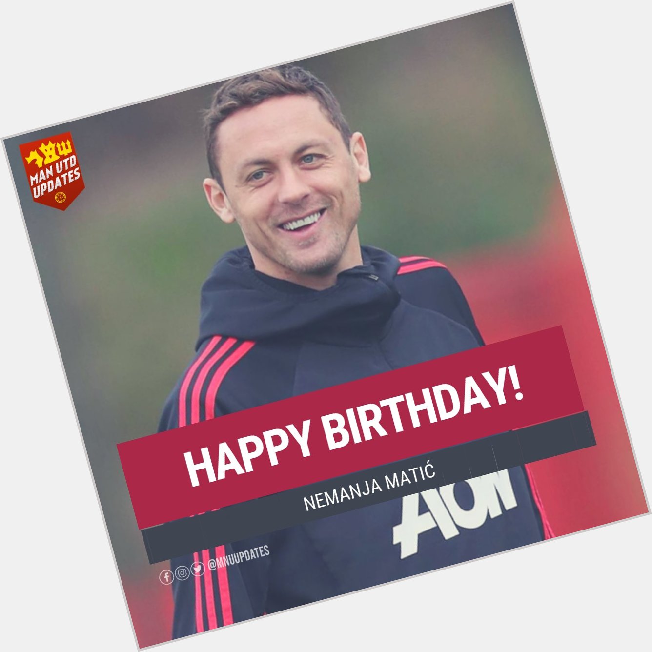 Happy 31st birthday to United s 31, Nemanja Mati .    