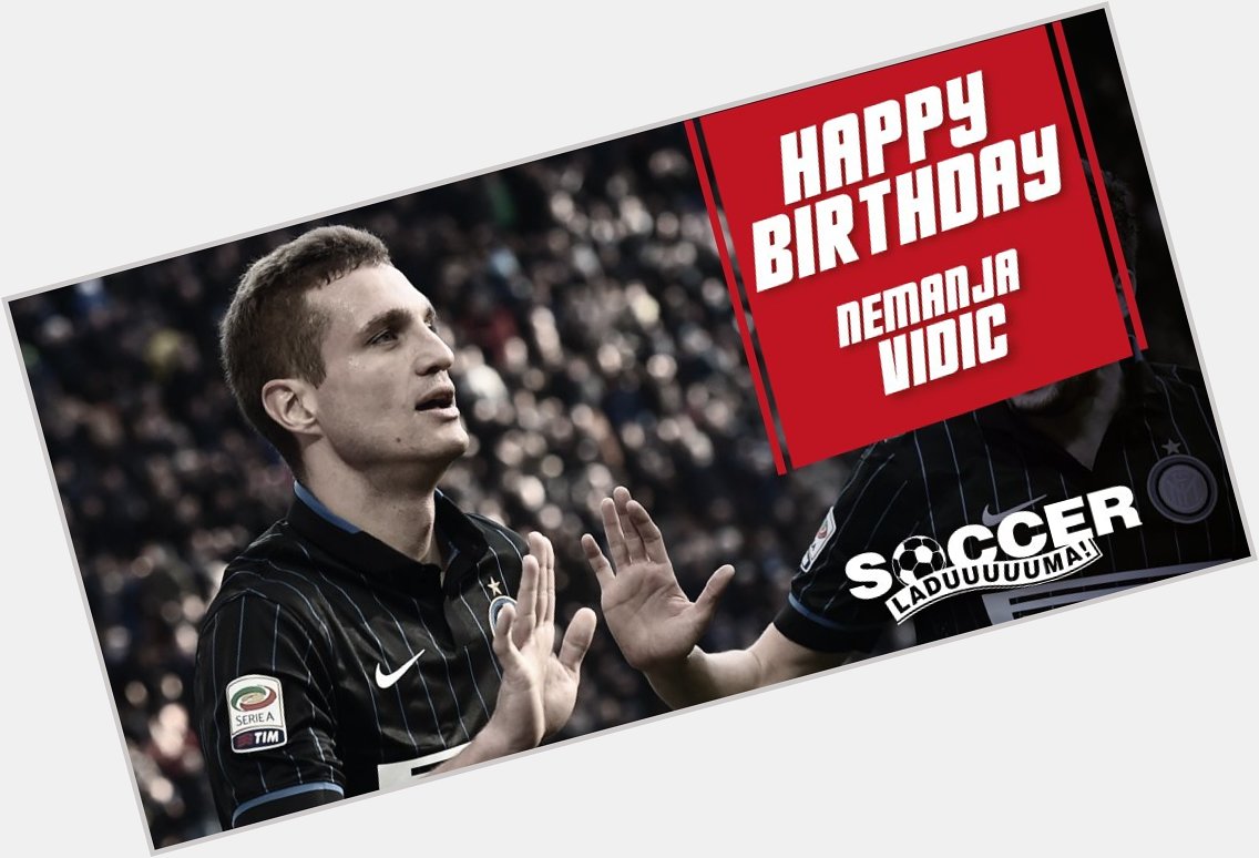 Happy 34th Birthday to former and current defender Nemanja Vidic! 
