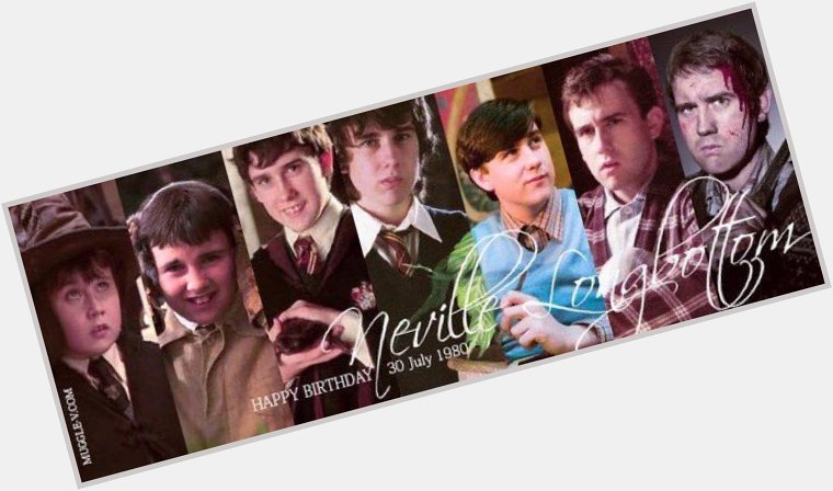 July 30: Happy Birthday, Neville Longbottom! He\s the son of Frank and Alice, a Herbology lover, and a hero. 